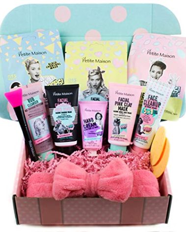 Self Care Gift Box for Women - Unique Spa Beauty Skincare Sets for Mom, Sister, Aunt, Grandma, Best Friends - Birthday or Christmas Holiday Basket