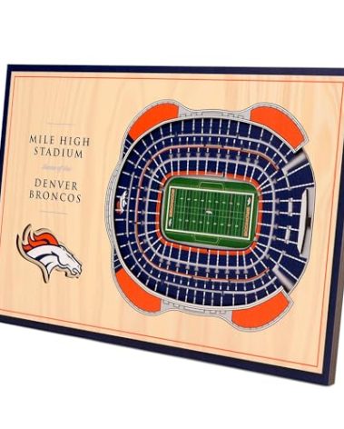 YouTheFan NFL Denver Broncos 3D StadiumViews Desktop Display - Mile High Stadium