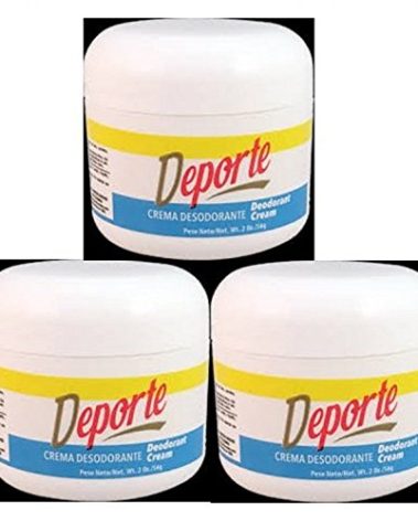 Deporte Crema Desodorante 2oz 3 Piezas