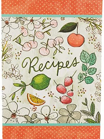 C.R. Gibson QFR3-16556 Vertical Recipe Keeper Flip Stand, Fruit Fusion, Multicolor