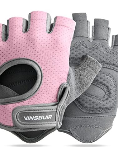 VINSGUIR Workout Gloves for Women and Men, Breathable Weight Lifting Gloves for Gym Exercise, Fitness, Training, and Cycling, with Excellent Grip and Cushion Pads