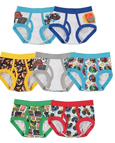 100% Combed Cotton Underwear Multipacks in sizes 2/3T and 4T