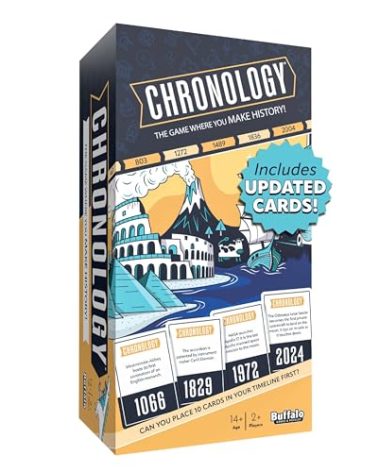 Buffalo Games - Chronology - The Game Where You Make History - Historical Timeline Trivia for 2+ Players, Ages 14+