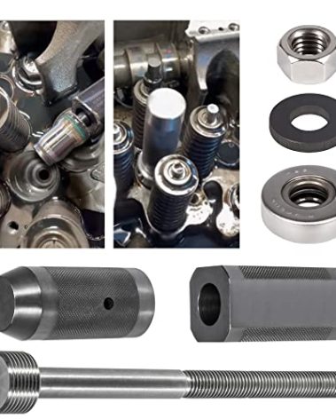 9U-6891 Injector Sleeve Cup Remover & Installer Tool 6pcs Kit Compatible with CAT Caterpillar 3406E C10 C12 C15 C16 C18 Engine Heavy Duty Steel Tools