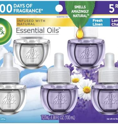 Air Wick Scented Oils 0+5 MIXED Fresh Linen & Lavender