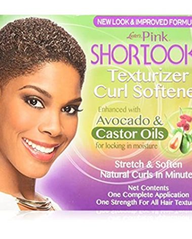 Luster's Pink Shortlooks Texturizer Curl Softener, One Complete Application Kit