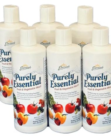 Environne Purely Essential Fruit & Vegetable Wash, Natural Produce Cleaner, 16 Fl Oz
