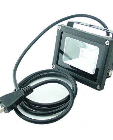 QUANS 110V 10W UV Ultra Violet LED Black Light for Curing Glue, Resin Cure 3D Printer, Blacklight, Fishing Aquarium, Party Supplies, Neon Glow in The Dark, with US Plug