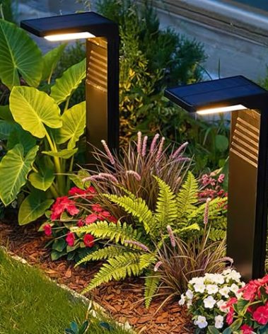 6 Pack Solar Pathway Lights, Dual Warm & Cool White Modes, Waterproof Outdoor Solar Path Lights for Garden, Lawn, Driveway & Walkway – Perfect for Backyard & Landscape Décor