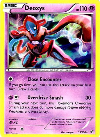 Pokemon - Deoxys (33/108) - XY Roaring Skies