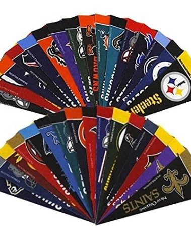 NFL Football 4 x 9 Mini Pennant Banner Flag 32 Team Complete Set Fan Cave Decor