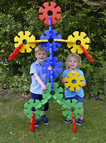 Polydron Kids Giant Octoplay Set 1 - Educational Construction Toy - Multicolored - Children Development Building Kit - 2+ Years - 20 Pieces