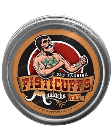 Grave Before Shave Fisticuffs Original scent Stronghold Mustache Wax 1oz. tin