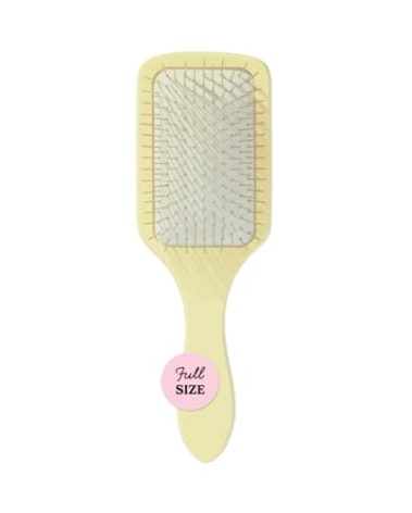 Mane Ready or Knot Detangling Curly Hair Brush - Anti-Static Metal Bristle Hair Brush for Straightening, Smoothing & Fighting Frizz - Provides Scalp with a Gentle Massage