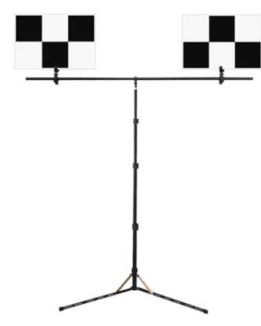 ANGSO-AUTO Compatible with Honda ADAS Calibration Tool LDW Front Camera Aiming Targets ADAS Calibration Pattern Boards with Aluminum Stand