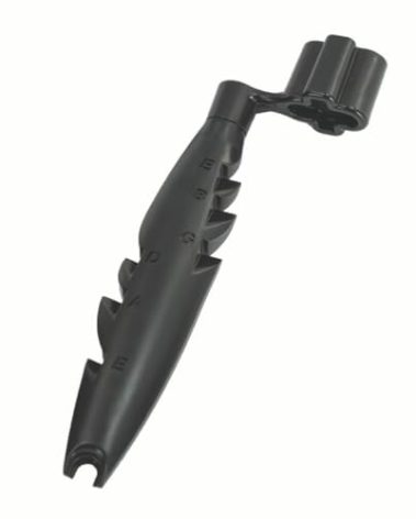 The Cuda Winder – Revolutionary Guitar String Length Gauge and Guitar String Winder Tool (Slate Grey)