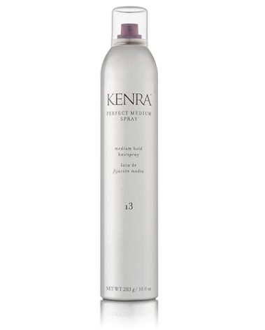 Kenra Professional Perfect Medium Spray 13 50% | Provides Styling Control Without Stiffness | Medium Hold | Fast-Drying Formulation | High Shine Finish | All Hair Types | 10 oz