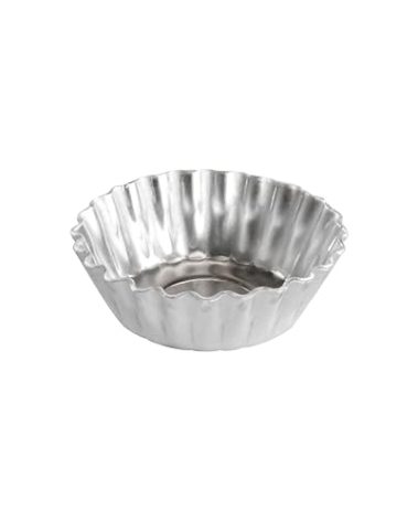 Fat Daddio's PMTH-25 Natural Aluminum Mini Tartlet Pan, 2.5 x 0.9 Inch, 20 count