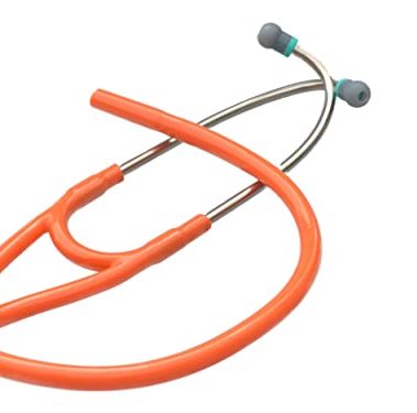Truaevum Compatible with/Replacement for Master Cardiology (r) and Cardiology III (r) Littmann (r) Stethoscope TUBING - 7mm Binaurals K7 Orange
