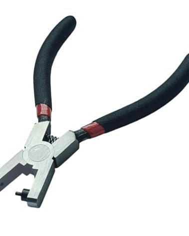 PANSHIYON Sheet Metal Hole Punch,2mm Heavy Duty Hand Held Sheet Metal Hole Puncher Tool for Jewelry Making,Leather Watch Band,Thin Aluminum Sheet