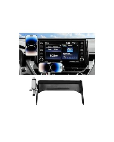 Autorder Car Phone Holder for Toyota Corolla 2019-2025/Corolla Cross 2022-2025 Accessories Air Vent Screen Fixed Clip 360° Rotation Cell Phone Mount Hands-Free with 2 Installation Methods(8 Inch)