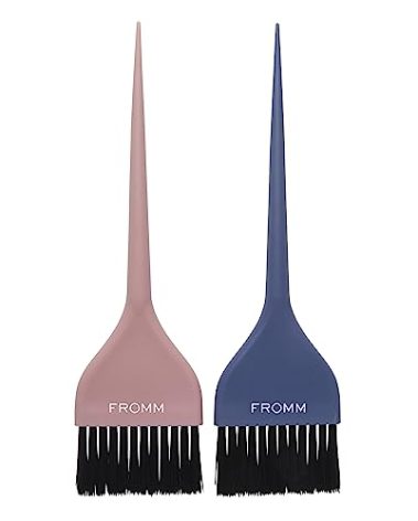 Fromm Color Studio 2-1/4" Soft Wide Color Brush 2-Pack for Hair Stylist with Tapered Tips for All Color Techniques and Hair