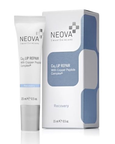 NEOVA SmartSkincare Cu3 Lip Repair, a moisture-sealing formula nourishes and protects lips during and after sun, cold and wind exposure.