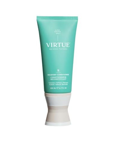 VIRTUE Recovery Conditioner with Keratin Hydrates, Softens, and Renews Damaged Hair, Sulfate Free, Color Safe