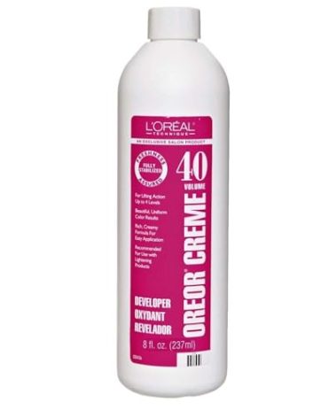 L'Oreal Technique Oreor 40 Volume Developer - Hair Color Developer, Creamy Formula For UniForm Results, Combine With Color of Your Choice, 8 Fl Oz