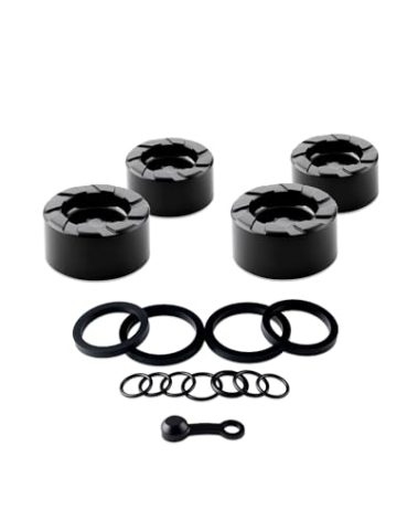 EXNAVI 4 Piston Hydraulic Brake Repair Parts Upgrade kit Ceramic Piston Perfect Substitute for Shimano Brake Caliper 4-Piston M640 M810 M820 M7120 M8020 M8120 M9120