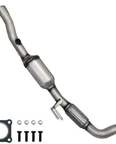 JT Exhaust Catalytic converter Compatible with 2002-2006 Volkswagen Golf, 2001-2005 Volkswagen Jetta, 2002-2005 Volkswagen Beetle 2.0L (Catalyst+ Grade)