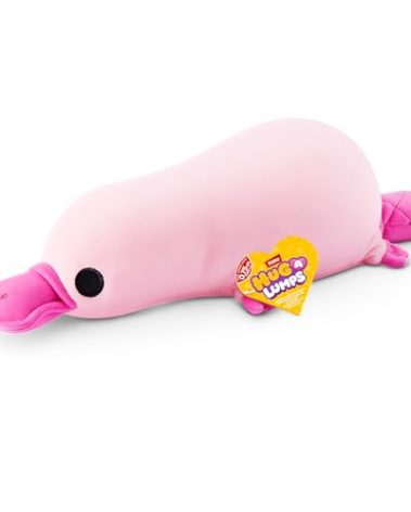 Hug-A-Lumps Platypus Perry by ZURU, Small, 1.65 lbs, Cuddly Squishy Weighted Plush, Sleeping Pillow Plush, Stuffed Animal (Platypus)