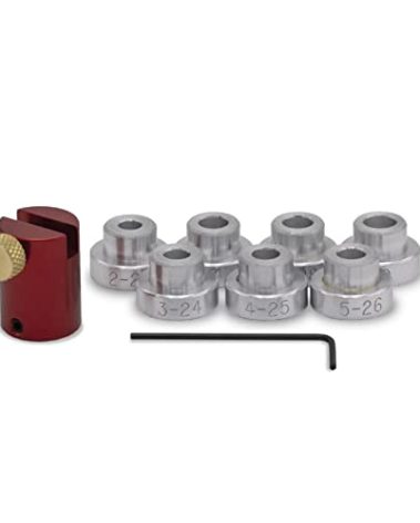 Hornady Lock-N-Load Bullet Comparator Basic Set, Includes 7 Bullet Inserts – Quickly and Precisely Measure Loaded Rounds, Measures from Bullet Ogive – Reduce Round Variations – B234