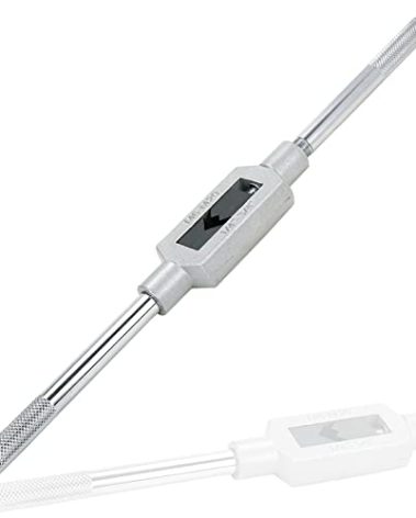 Bitray Adjustable Tap Wrench M6-M20 Reamer Steel Adjustable Wrench Hand Tool 1/4 inches-3/4 inches Hand Taps Holder Tapping Reamer Tools for Metalworking