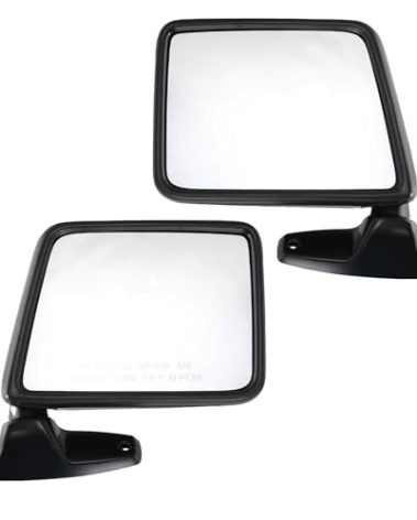 Garage-Pro Truck Mirrors, Driver & Passenger Side Mirrors for Ford Ranger 1983-1992, Bronco II 1984-1990, Manual Glass, 5x7-inch