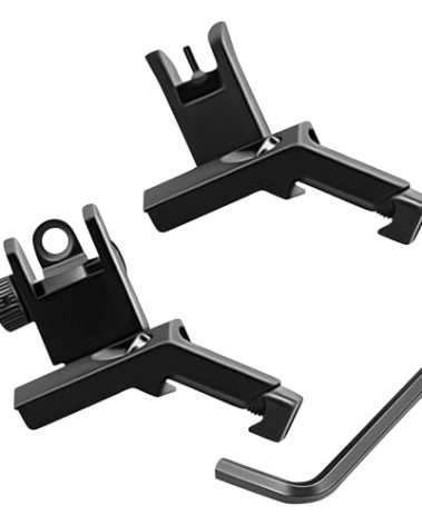 Gotical 45 Degree Offset Flip Up Sight | Low Profile Design Rapid Transition Front and Rear flip up