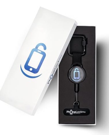 PhoneLockPro - Retractable Anti-Theft Phone Holder with Belt Clip – Durable Stainless Steel and Zinc Alloy – Perfect for Travel, Hiking, Work, and Daily Use – Prevent Drops and Protect Against Theft