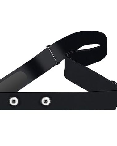 Heart Rate Monitor Chest Strap Replacement for Polar H10 Polar H9 Polar H7, Adjustable HRM Soft Replacement Chest Strap Compatible with Heart Rate Sensor(Black)