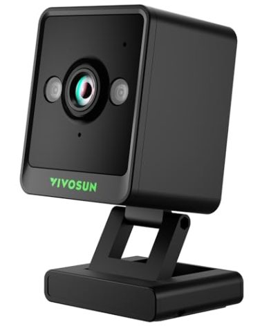 VIVOSUN GrowCam C4, 2K QHD WiFi Smart Camera for Grow Tent & VGrow Smart Grow Box, Supports 2.4GHz WiFi (Not 5GHz/6GHz), Timelapse, Night Vision, SD Card Storage, 2-Way Audio, App Control
