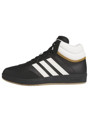 Adidas Unisex-Adult Hoops 4.0 Mid Top, Black/White/Bronze Strata, 12