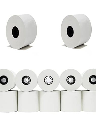 44mm Thermal Paper Rolls (10 Rolls) 1 3/4" x 230' feet for Sharp Cash Register Tape.