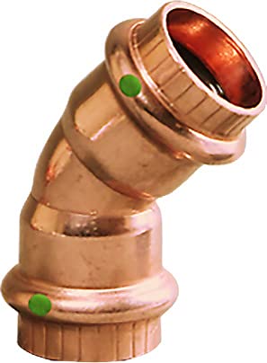 1/2" Viega ProPress 45 Copper Elbow 10 PACK 77607