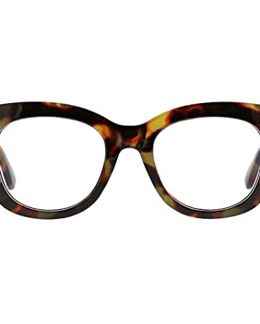 Peepers by PeeperSpecs Oprah's Favorite Women's Center Stage Oversized Blue Light Blocking Reading Glasses - Tortoise +3.00