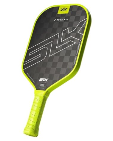 Selkirk Sport SLK Halo Control MAX Pickleball Paddle | Carbon Fiber Pickleball Paddles with a Rev-Core Power Polymer Core | Designed for Ultimate Spin & Consistency | Green