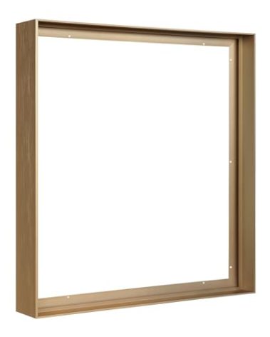 FOLKOR Canvas Floater Frame for 30x40 Oil Paintings, DIY Metal Canvas Floating Frame with 1.5 Inch Deep for Art Prints Artwork Landscape Portrait Living Room Wall Decor (Bronze)