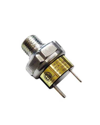 Air Pressure Switch 165-200 PSI Tank Mount Type Thread 1/4" NPT 12V 24V DC Air Compressor Pressure Switch for Air Train Horn 165-200 1/4 inch