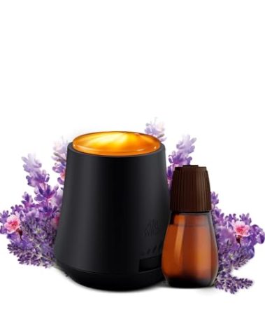 Air Wick Essential Mist Starter Kit, Diffuser + 1 Refill, Lavender and Almond Blossom, Air Freshener, Essential Oils