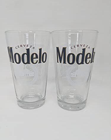 Inbev Modelo Signature 'House of Modelo' Lion Pint Glass - Set of 2