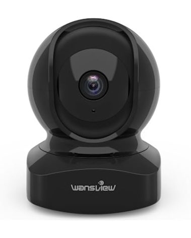 Wireless Security Camera, IP Camera 1080P HD Wansview, WiFi Home Indoor Camera for Baby/Pet/Nanny, Motion Detection, 2 Way Audio Night Vision, Compatible with Alexa, with TF Card Slot and Cloud