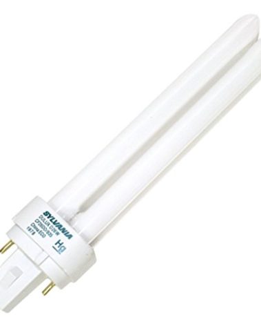 (10 Pack) Sylvania 21115 CF26DD/841/ECO 26-Watt 4100K 2-Pin Double Tube Compact Fluorescent Lamp